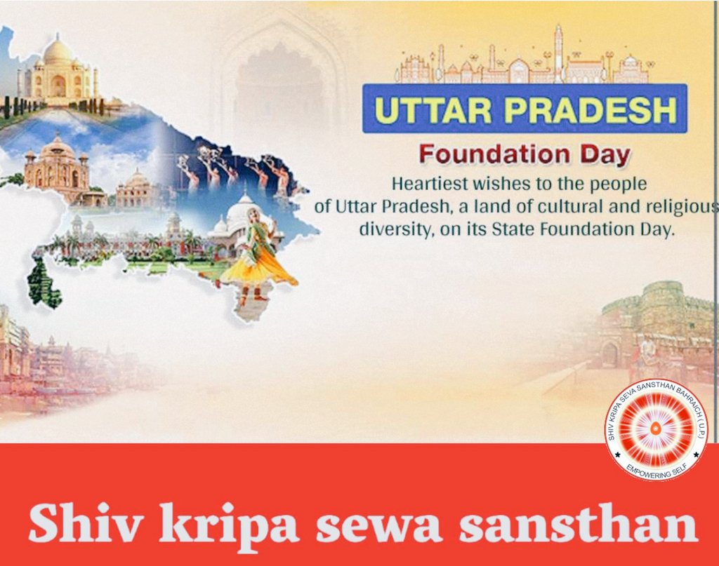 Heartiest wishes to the people of uttar praxesh, a land of cultural and religious diversity , on its state foundation day. 

#UttarPradeshDivas