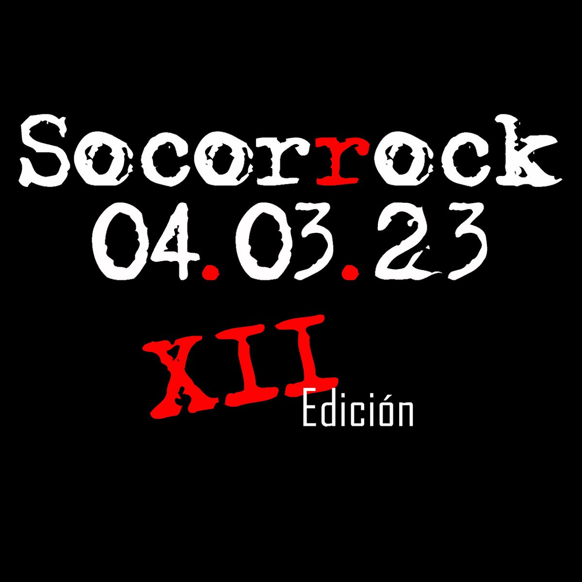 Sábado 4 de marzo!!!
Vuelve el rock al aire libre!!
Vuelve el Socorrock!!
#socorrock 
#rock
#AireLibre 
#FestivalPais 
#festival
