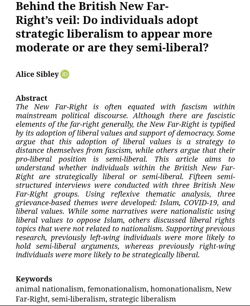 23Arfs's tweet photo. The New Far-Right are known for adopting certain liberal values strategically to oppose perceived Islamic values. But is this adoption of liberal values only strategic? Find out in my new article @23Arfs 

Read for free 
https://t.co/rOgeuDQGOB https://t.co/dMCCZsS4dw