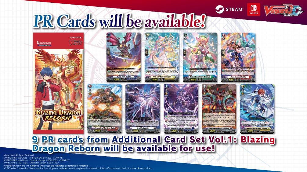 Cardfight!! Vanguard on Twitter "Play Vanguard on Switch/Steam