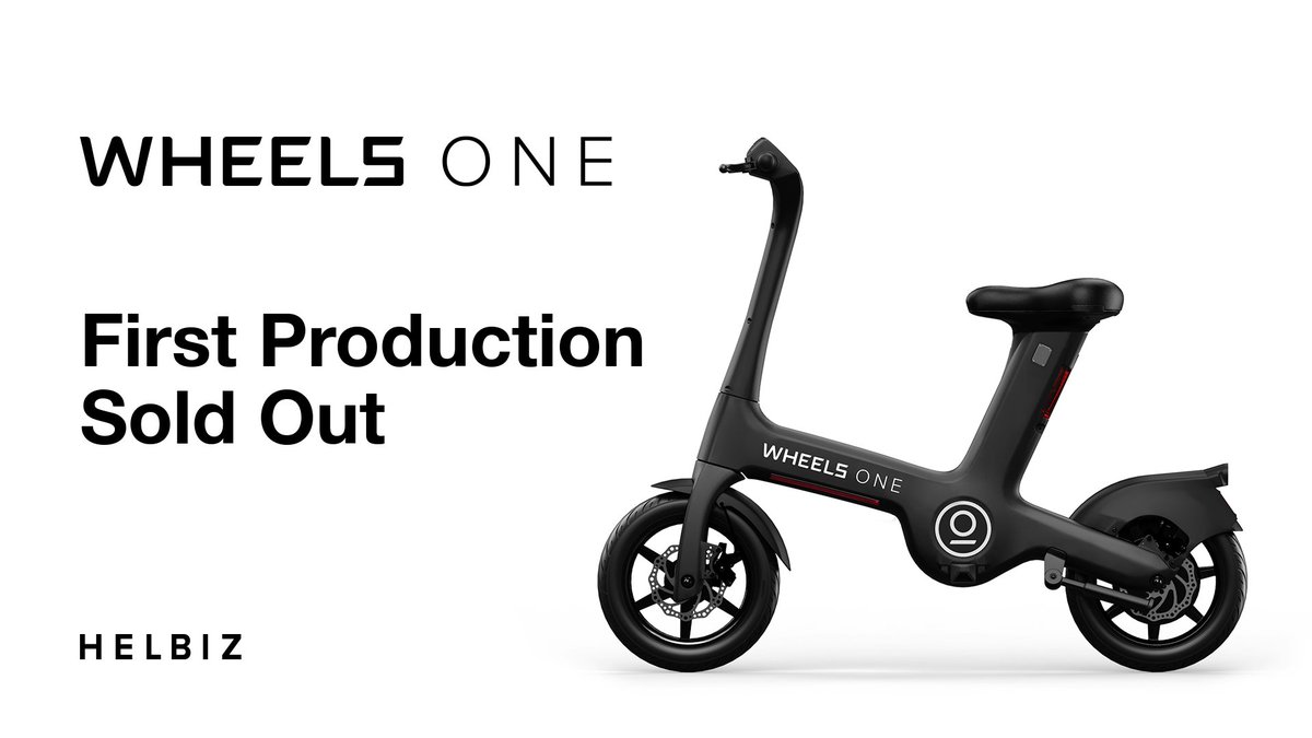 micromobility's tweet photo. . @wheelsbyhelbiz's #WheelsOne pre-orders sold out: over 1300 pre-orders generating over 2.2M$ in future sales.
Learn more: https://t.co/61SiFBw97Q
#Helbiz https://t.co/wr5dV0HSju