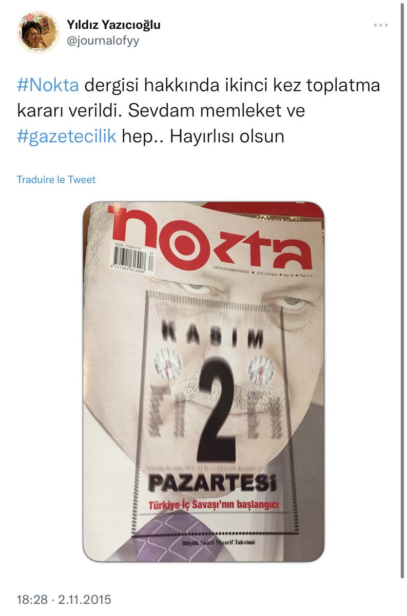 MHP_Gundemi's tweet photo. #AjanProvokatörYıldız’ı tanıyalım 2; CAN DÜNDAR VE FETÖ’NÜN CEVHERİ İLE BAĞLANTISI 2013-2014-Uzman İç ve Dış Politika Muhabirliği, ARTI1 TV (Can Dündar Haber Ekibi) - Ankara
1 Mayıs 2015- 31 Ekim 2015 – Uzman İç ve Dış Politika Muhabirliği, Nokta Dergisi (Fetö ve Cevheri Güven) https://t.co/Q7xMgC8TuS