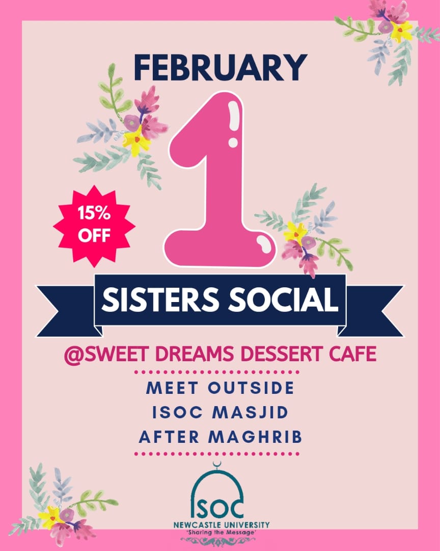 nclisoc's tweet photo. 😋 WELCOME BACK FOOD SOCIALS 😋

Alhamdulillah most of the exams are done and it's time to get ready for the next semester. We're looking forward to welcoming you all back next week after all your hard work over the exam period with these Social Events! https://t.co/HYgLLdvI6q