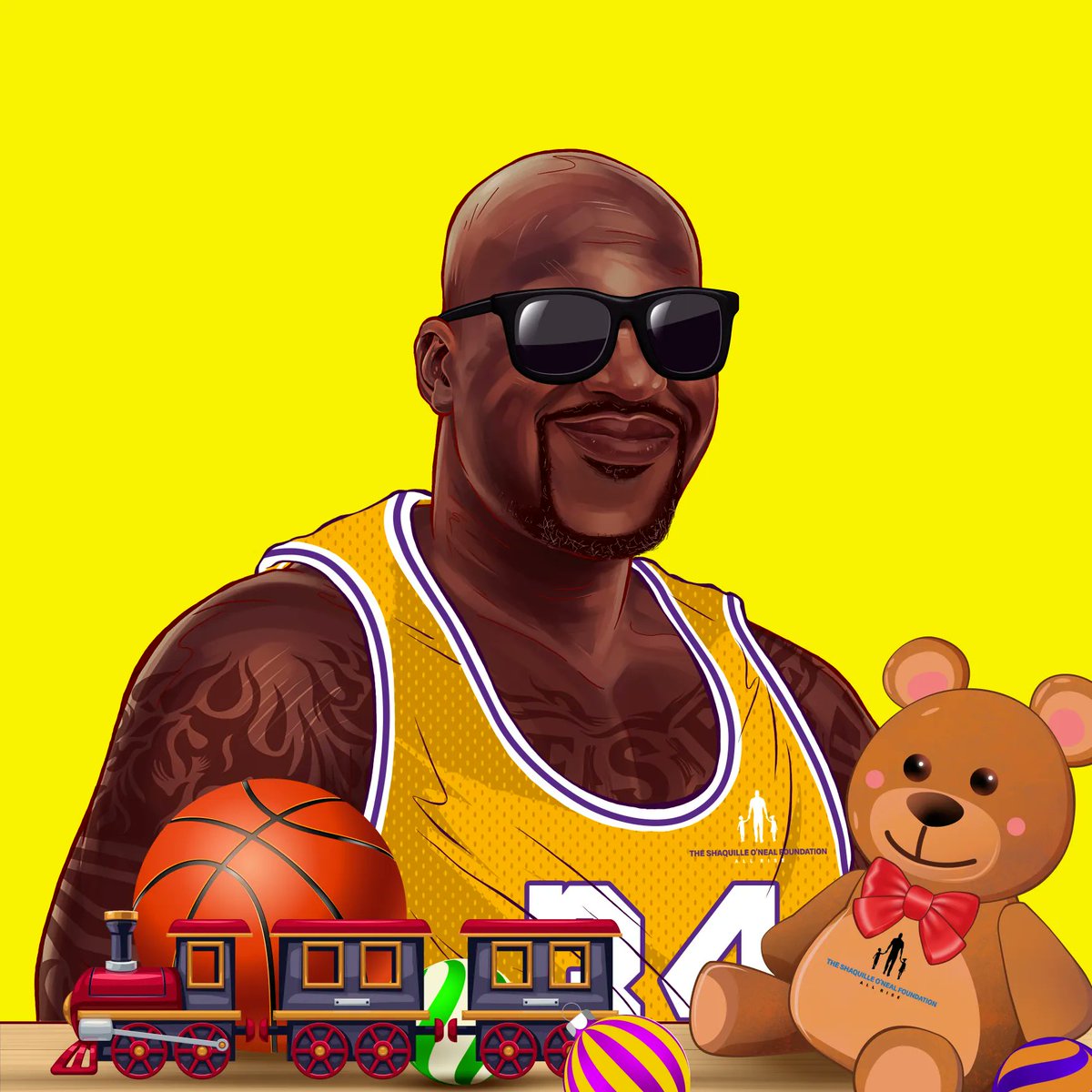 Shaq Gives Back Collection tweet media
