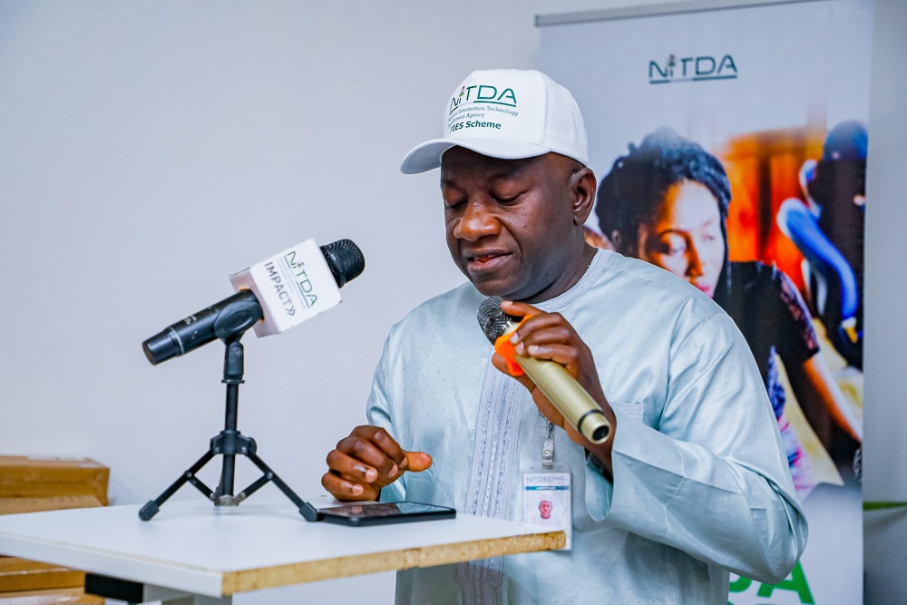 NITDANigeria's tweet photo. The DG @NITDANigeria, @KashifuInuwa, was today represented by Director IT Infrastructure Solutions, Dr Usman Gambo Abdullahi, at the Official Flag-off Ceremony/Commencement of Technology Innovation and Entrepreneurship Support Scheme (TIESS) held at Ventures Platform Hub, Abuja. https://t.co/NHBHYP90Ks