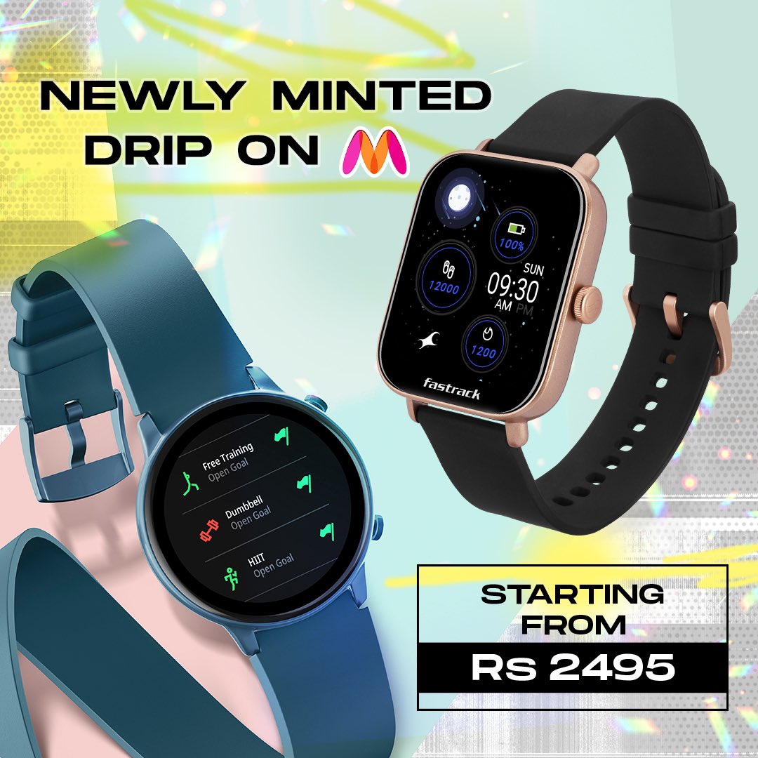 Fastrack's tweet photo. 📢Mic Check📢
Helloo there! We’re waiting for you at your favourite fashunn destination⏱️

Shop Now: https://t.co/v1TrefcN13

#fastrack #fastracksmartwatch #fastrackwatch⌚ #nowonmyntra https://t.co/vZWo6QnL6v