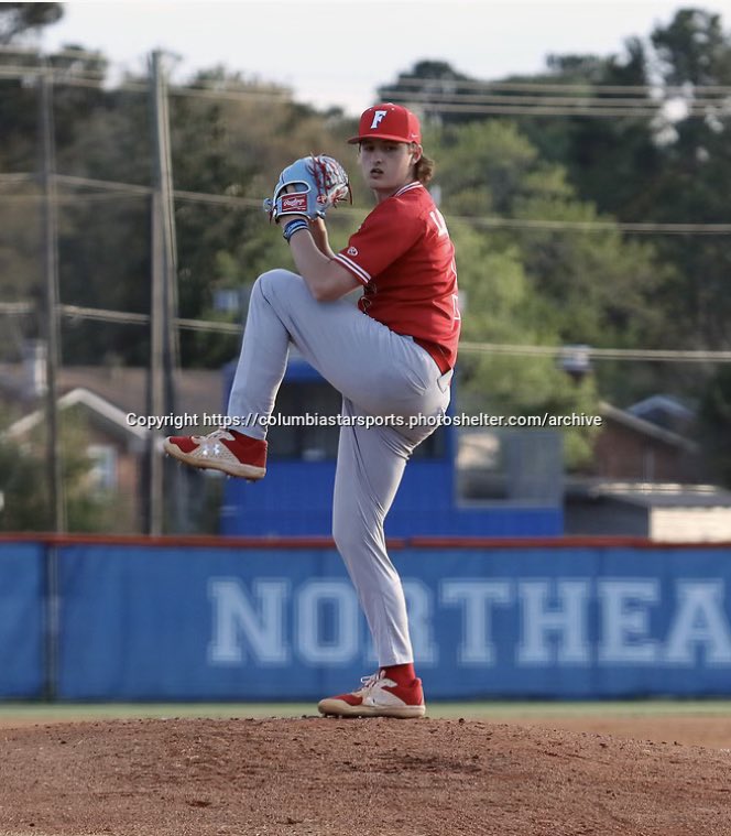ACFloraBaseball's tweet photo. Congratulations to Senior, @grantloggins on being name to the First Team Pre-Season All-American/Pitcher for Collegiate Baseball. Grant was 1 of 2 players selected in SC @BCAofSC https://t.co/IUXKdi7KHL