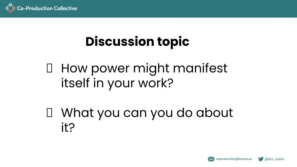Innovation_Unit's tweet image. How might power manifest in your work? What can you do about it? 

We’re having a great conversation about shifting to a culture of shared decision making, when working within systems which have hierarchical structures... 💭🗣️ #coproduction #sharedpower #AdoptingInnovation