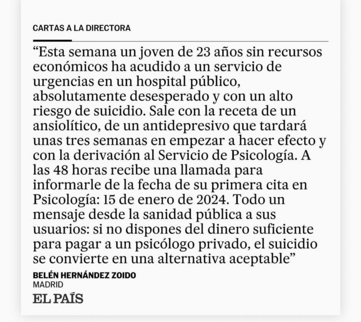 ElizbethCristi7's tweet photo. La salud mental debe ser una prioridad🧠 https://t.co/8n6EplLlcC