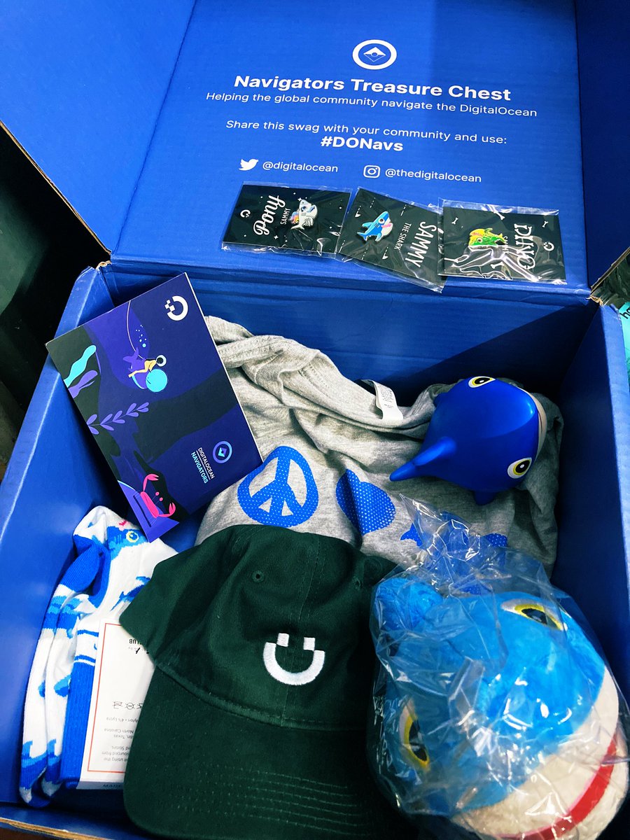 ArpanQ's tweet photo. Just received my Navigator's swag kit from @digitalocean and loving it! Thanks for the goodies and for providing such great hosting services. #digitalocean #swagkit #hosting #cloud 

 #DONavs https://t.co/Ur9CzEnmIZ