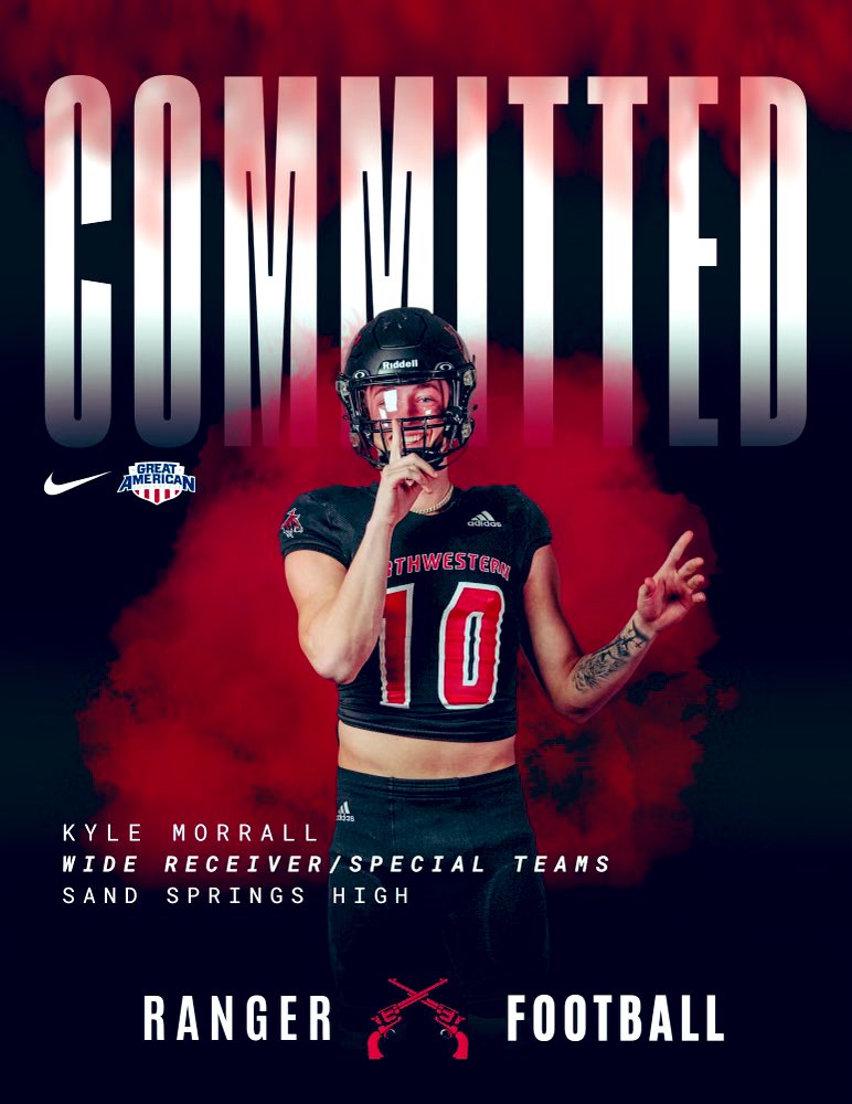KyleMorrall's tweet image. Let’s get it!!!!!! @NWOSU @nwosufootball @Coach_J_Medrano @Coach_Evans7 @coachklinck @bray_coach @CoachKizzar918 @Michael43657825 @coachflesh48 @6starfootballOK @6starfootballKS @NE_Ok_HS_Sports 🔴⚫️