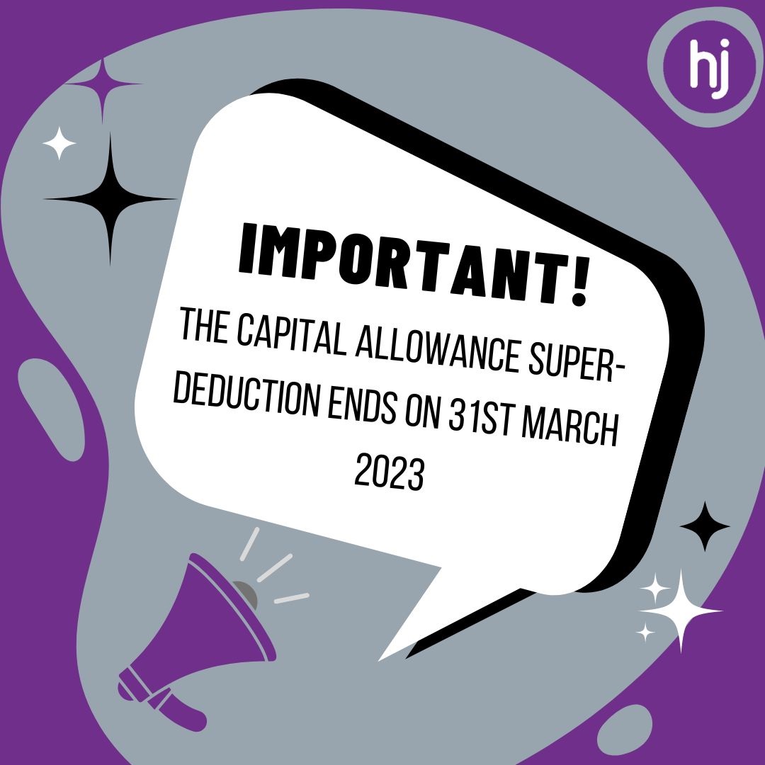 hulljady's tweet photo. Important Information regarding the capital allowance super deduction

Read more below👇👇

#capitalallowance #superdeduction #accountancy #Accountants #Accounting #AccountingHelp #tax #Accounts https://t.co/634oCZbygK