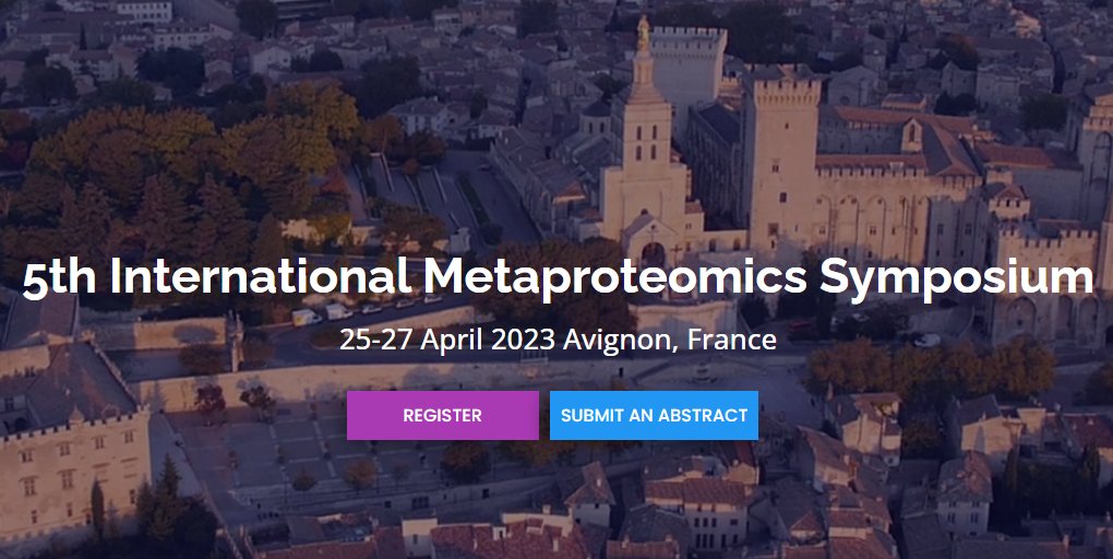 Exciting news🎉#Registration and #abstractsubmission 📝to the 𝟱𝘁𝗵 𝗜𝗠𝗦 are now OPEN. Join us in Avignon 📅April 25-27, 2023 for a dynamic event full of insightful discussions and networking opportunities 👉ims23.com #metaproteomics