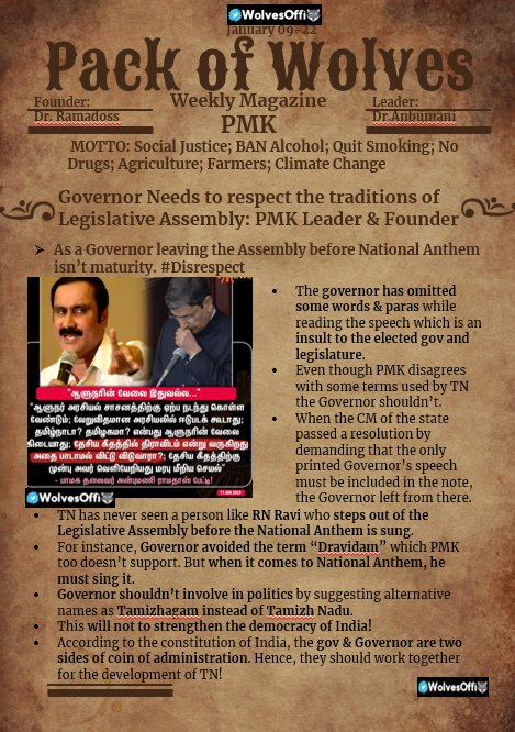 AnbumaniSquad's tweet photo. "Weekly Magazine ppt (Jan 09-22) for PMK."
This is a LEAP in taking info to public in the way as our Leaders @draramadoss anna & @drramadoss #Ayya points on #DecentAndDevelopment #Politics.
You both are our pride! ❤️
A long run it is! Keep rocking! ❤️💐
https://t.co/RINWzmDQFB https://t.co/JCShxz31GH