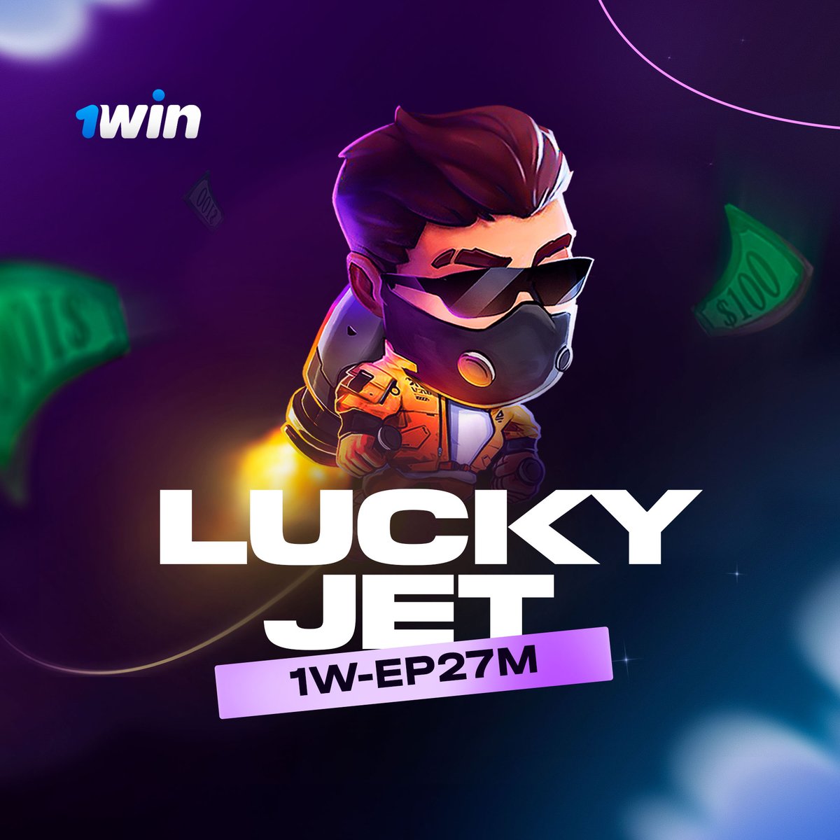 1win's tweet photo. 🎰Lucky Jet #giveaway on Twitter!
💰Click below, put ur code in and WIN
⚡️The number of activations is limited! 
📣Important! Change ur currency to USD ($) or bonus will not be credited! Use the voucher in the game only!

🔗https://t.co/SX3Z7kqmgV | #1win | #casino | #Giveaways https://t.co/HxxiMIYVwy