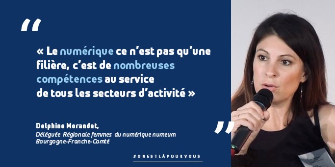 🎥<a href="/dthouviot/">Delphine Morandet</a> <a href="/numeum_/">numeum</a> intervient à l'occasion de la semaine des métiers du #numérique @pole_emploi avec un webinaire axé sur "Les métiers du numérique : une opportunité pour les femmes". Formations et métiers dans le numérique 👉talentsdunumerique.com/le-numerique @FemmesduNum <a href="/talentsdunum/">Talents du numérique</a>