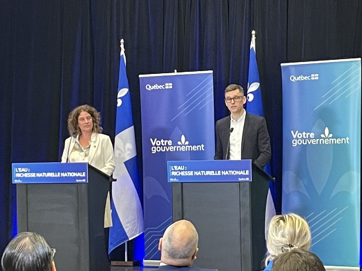 Bonne nouvelle pour <a href="/villequebec/">Ville de Québec</a> qui aura les moyens de protéger l’eau du lac St-Charles et améliorer l’assainissements d’eaux usées. Sur cet élan, faite la promotion de vos services publics et rejoignez le mouvement @communautebleue <a href="/BlueCommunityZH/">Blue News</a> <a href="/EauSecours1997/">Eau Secours</a>