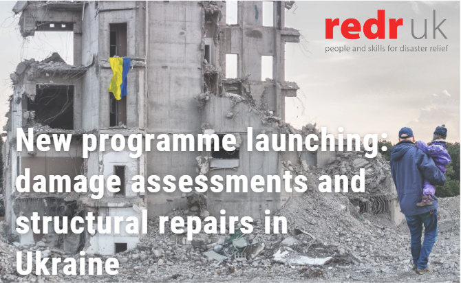 Building on our experience in structural detailing &amp; damage assessments, RedR UK will assess learning needs &amp; capacity gaps amongst responders in Ukraine &amp; offer a new programme to support building safety &amp; reconstruction 

To find out more, click here: redr.org.uk/Our-Work/Key-P…