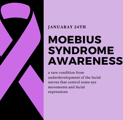 LewisU_OT's tweet photo. January 24th is Moebius Syndrome Awareness Day. If you would like to learn more and find ways to support individuals with this condition, visit https://t.co/ns9IRwXJAO https://t.co/pUTjPAg5U6