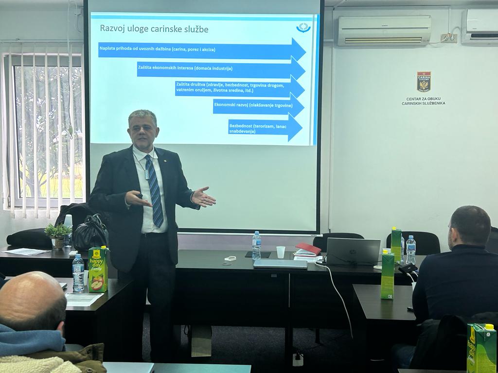 WCO_OMD's tweet photo. Happening this week! #STCE is holding a national training for the 🇲🇪 Montenegro #Customs funded by Global Affairs Canada to strengthen customs role against #IllicitTrafficking of #WMDs and related items.
#WCO #STCEProgramme @Customs_MNE @GAC_Corporate https://t.co/4YQmAj6aZy