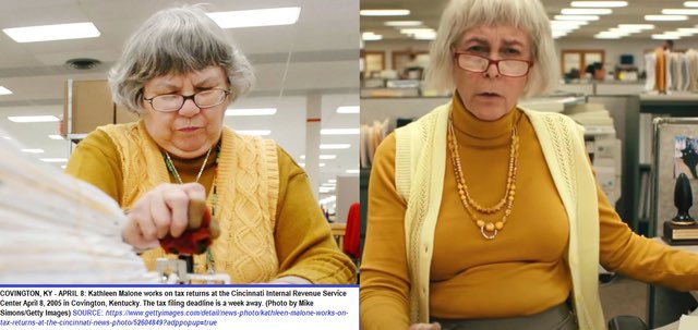 Jamie Lee Curtis based her character off a stock photo of an IRS worker. Give her the Oscar.
