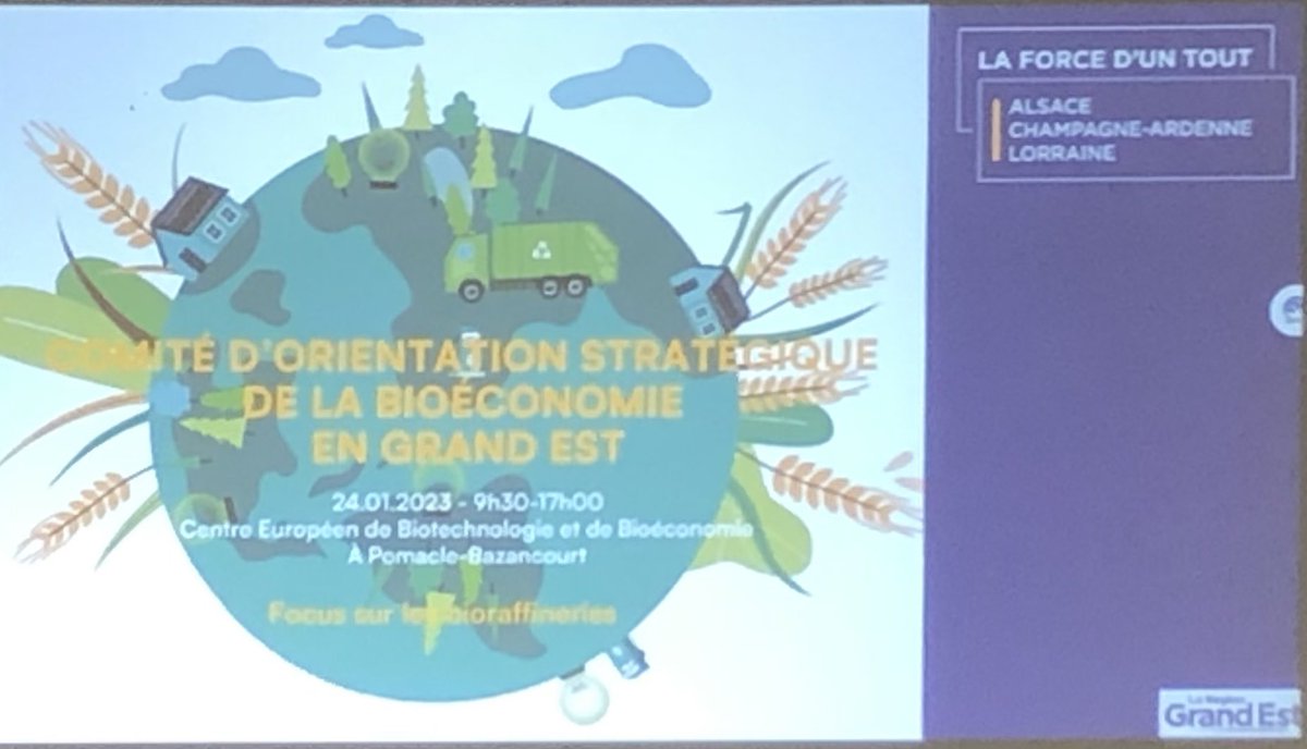 Jean-Marie CHAUVET (@jmchauvet51) on Twitter photo #bioeconomy strategic commitee of <a href="/regiongrandest/">Région Grand Est</a> ➡️ Happy to welcome to <a href="/CEBB_innovation/">European Center for Biotechnology and Bioeconomy</a> our colleague & friend <a href="/DCarrez/">Dirk Carrez</a> executive director of <a href="/biconsortium/">Bio-based Industries Consortium</a> private component of the PPP <a href="/CBE_JU/">Circular Bio-based Europe Joint Undertaking</a> ➡️ an outside outlook at our local dynamic 🆚 #BioRefineries in Europe <a href="/ReimsLegendR/">Reims Légend'R</a> #bioeconomy strategic commitee of <a href="/regiongrandest/">Région Grand Est</a> ➡️ Happy to welcome to <a href="/CEBB_innovation/">European Center for Biotechnology and Bioeconomy</a> our colleague & friend <a href="/DCarrez/">Dirk Carrez</a> executive director of <a href="/biconsortium/">Bio-based Industries Consortium</a> private component of the PPP <a href="/CBE_JU/">Circular Bio-based Europe Joint Undertaking</a> ➡️ an outside outlook at our local dynamic 🆚 #BioRefineries in Europe <a href="/ReimsLegendR/">Reims Légend'R</a>