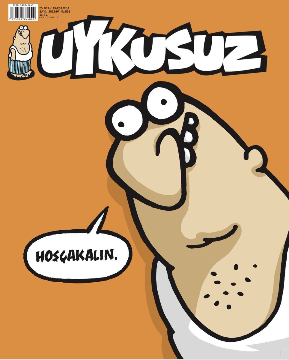 #Son sayımız yarın bayilerde.

Kurulduğu günden bugüne dergimize emeği geçen tüm çalışma arkadaşlarımıza ve okuyucularımıza  teşekkür ederiz. 

Hoşçakalın.
#Uykusuz