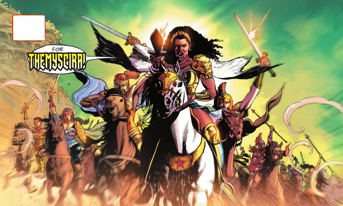 THEMYSCIRALORE's tweet photo. Diana, Nubia, and Bia in today’s LAZARUS PLANET: WE WERE ONCE GODS! 💫 https://t.co/Xwve1vr0qm