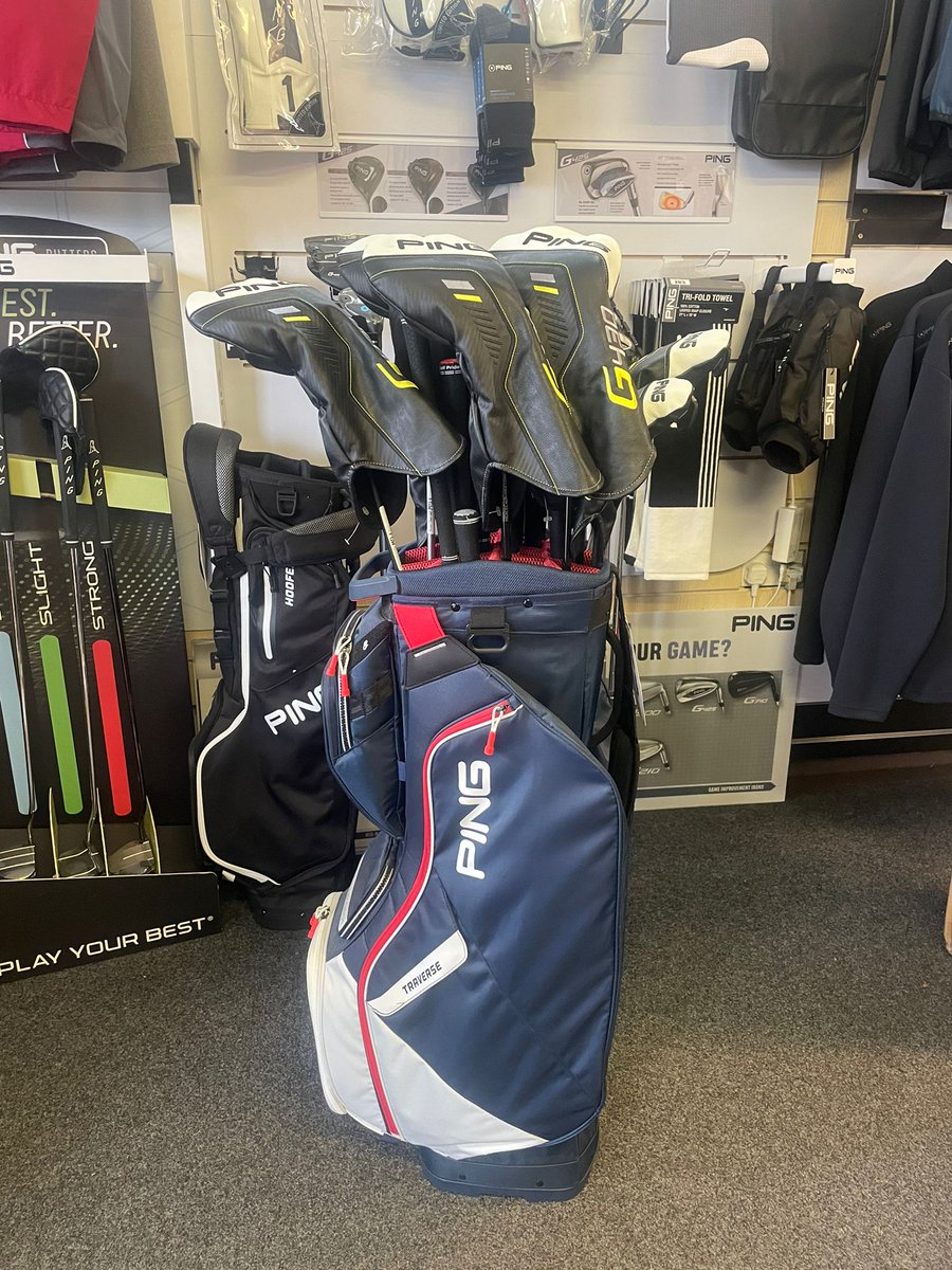 Ping G430 demos in stock!  Pop in to try.  Drivers, fairways, hybrids &amp; irons.  25% discount on in stock golf shoes - tomorrow Wed 25th Jan.  Please pop in to try #golfaddict #golf #Ping #golfshoes #professionalshop ⛳️