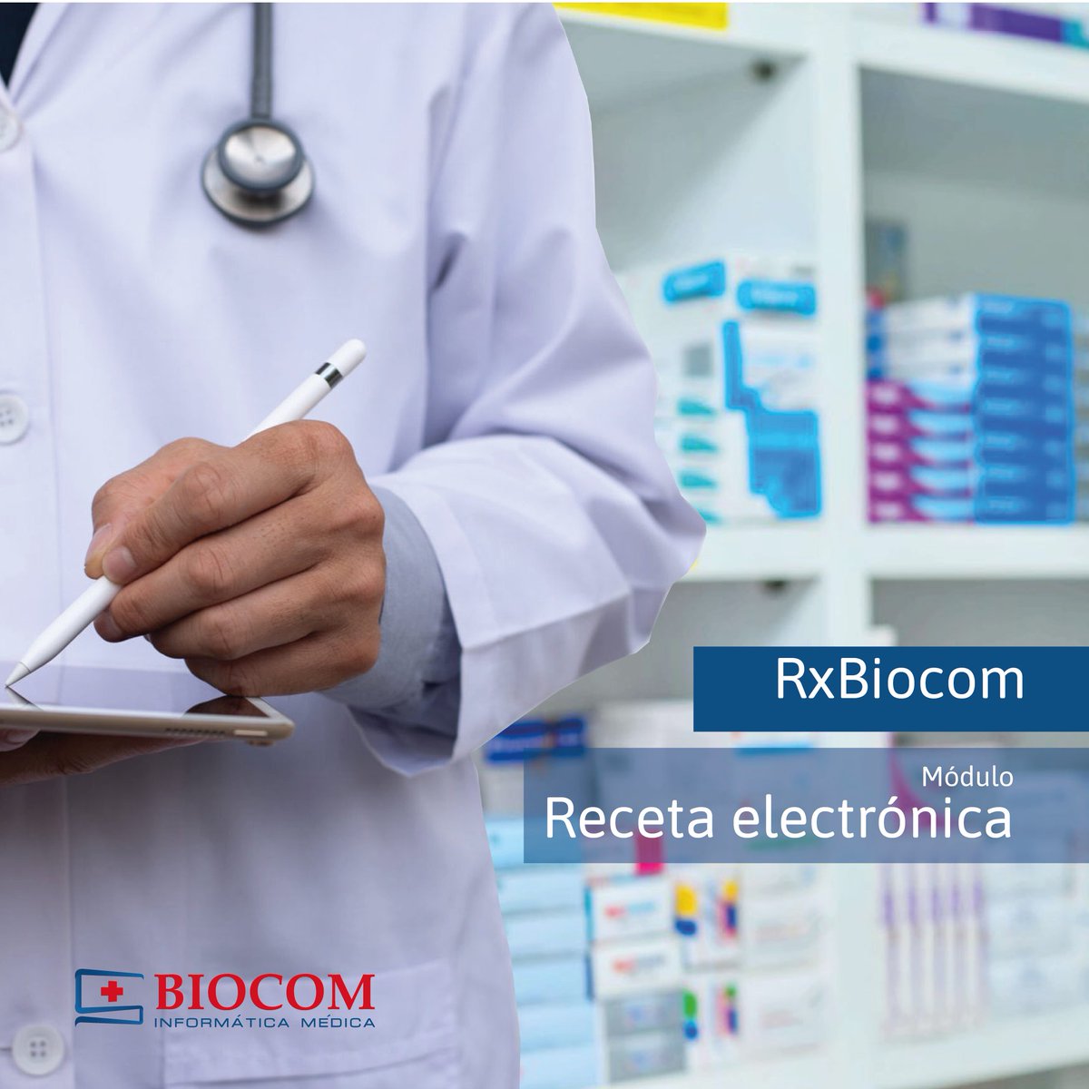 BIOCOMarg's tweet photo. RECETA ELECTRÓNICA
Módulo RX BIOCOM
Recetas electrónicas o digitales firmadas electrónicamento o digitalmente.

📩 info@biocom.com
☎️ WhatsApp: +54 9 11 2619-7002
💻 https://t.co/r8rTD5b8Lc
#biocomargentina #recetaelectronica #software https://t.co/MA0bZ4PRq1