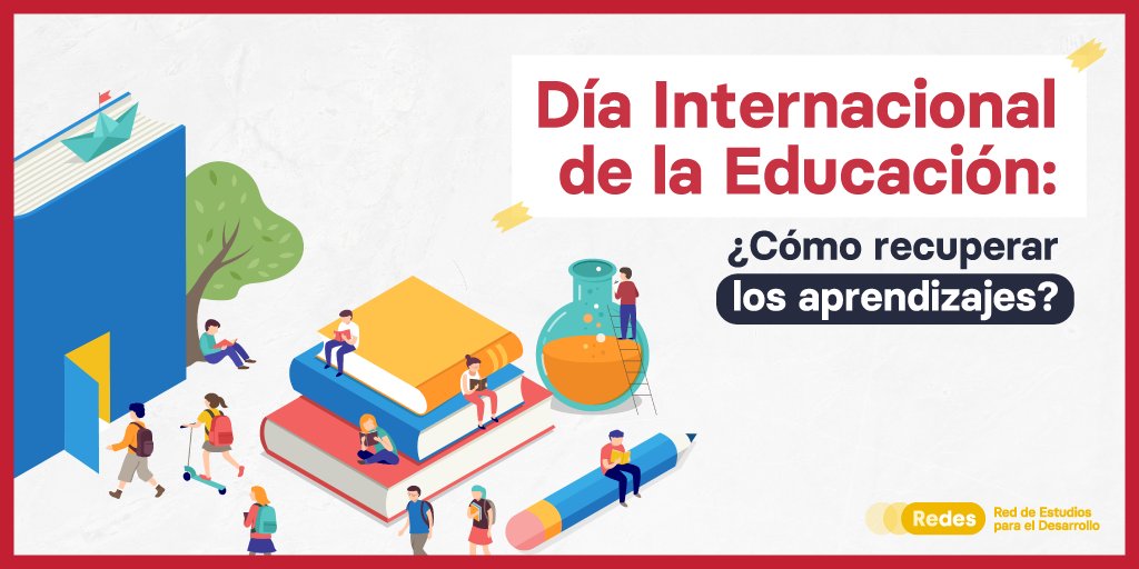 redesarrollope's tweet photo. Hoy, 24 de enero, se conmemora el Día Internacional de la Educación. Siendo 🇵🇪 uno de los países que más tiempo tuvo las escuelas cerradas en el 🌎, es importante hablar de las pérdidas de aprendizajes y qué hacer para recuperarlos. En este 🧵 te contamos más del tema. https://t.co/d0a12lWzox