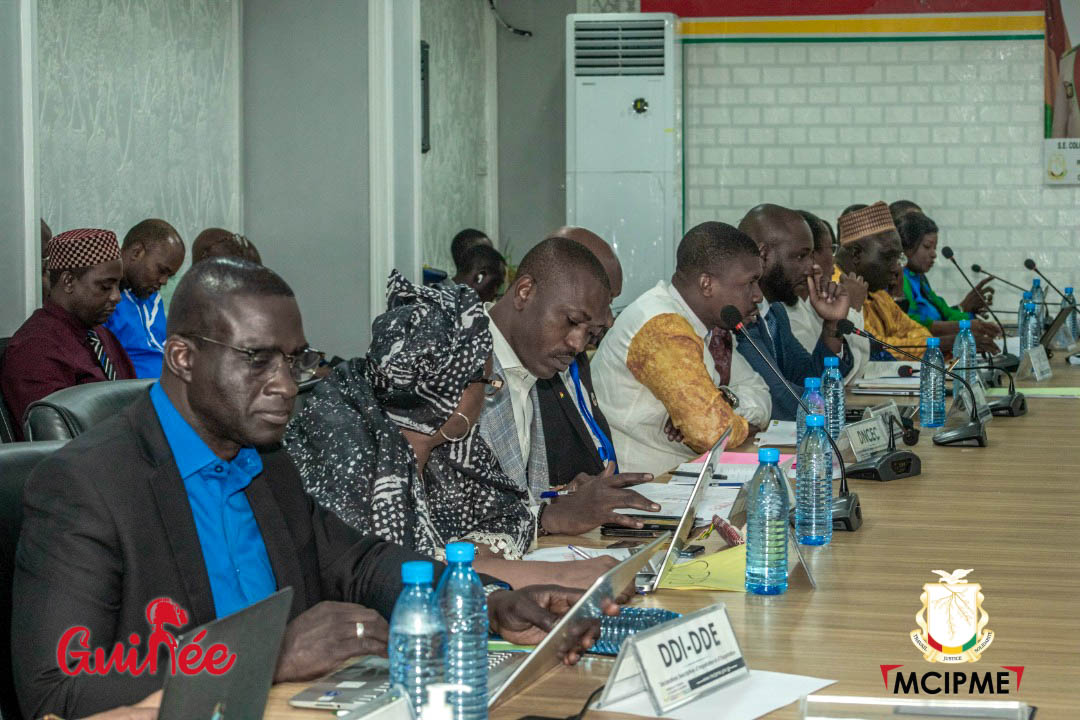 #MCIPME🇬🇳
Tenue ce lundi 23 janvier du conseil de cabinet du @McipmeGuinee.
La ministre <a href="/LLouopou/">LAMAH Louopou</a> a signifié les objectifs à atteindre cette semaine dont la transmission du rapport annuel à la <a href="/PrimatureGN/">Primature de la République de Guinée</a>,des plans d’actions et le tableau de suivi des indicateurs de performance.