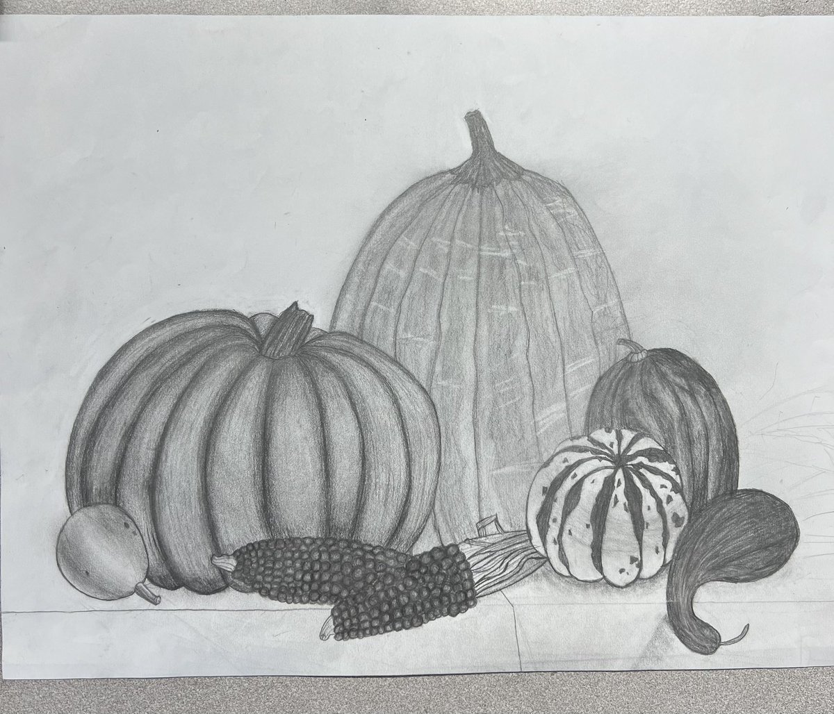 MrsAArtClass's tweet photo. 7th grade still life drawings https://t.co/sdvPG34gZB