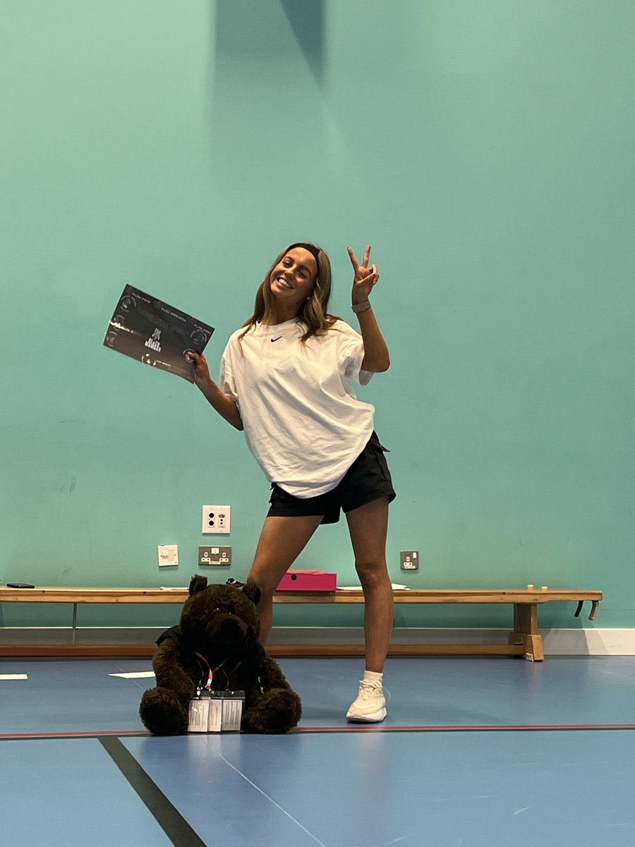 Chloe representing the <a href="/BlackMambas22/">◾️ Black Mambas◾️ #StrathSportEd2023</a> #StrathSportEd2023