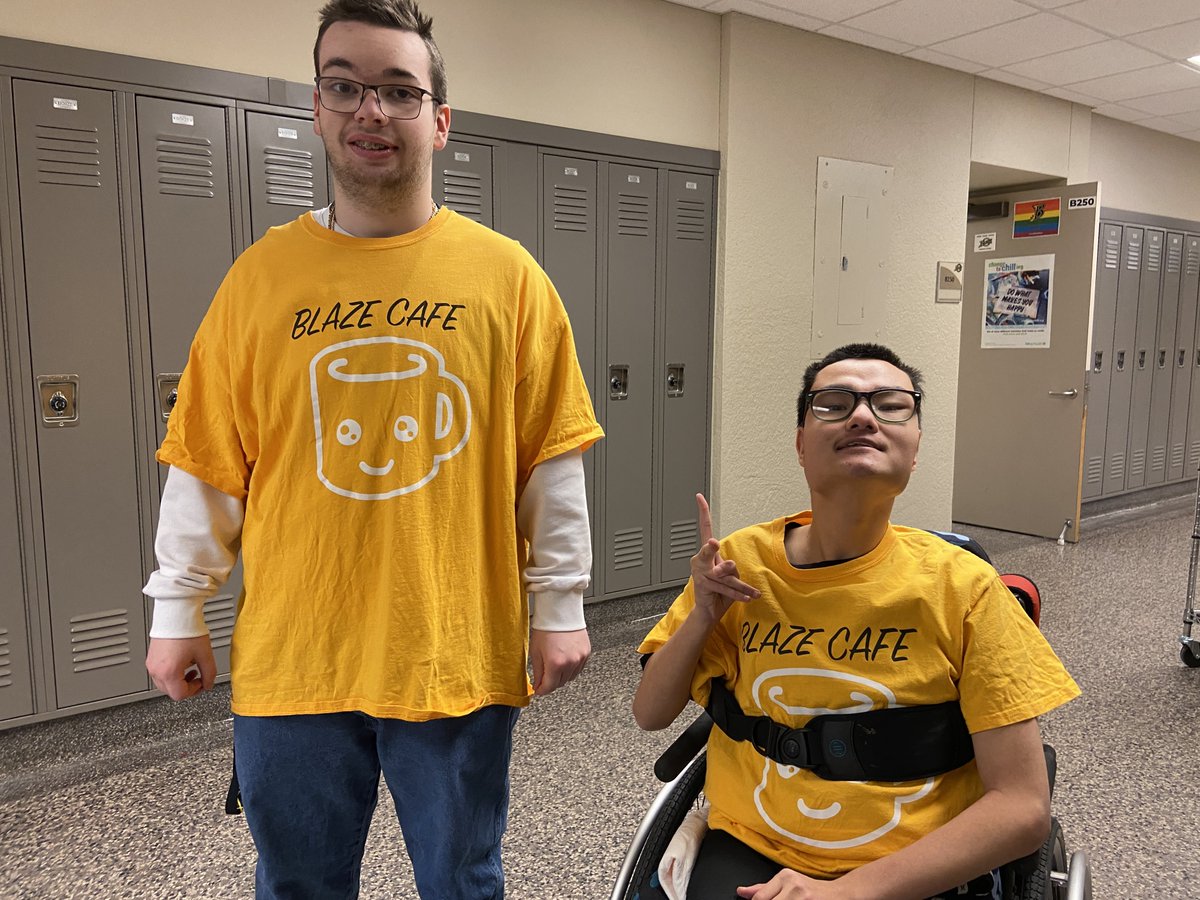 ISD191's tweet photo. The Blaze Cafe at @BurnsvilleHS is a beverage delivery service that helps students learn a variety of skills. Blaze Cafe prepare students for future employment opportunities and ensures that #EachStudent is #FutureReady & #CommunityStrong.
https://t.co/4GuaxRNKv0 https://t.co/39rXGOuVH7