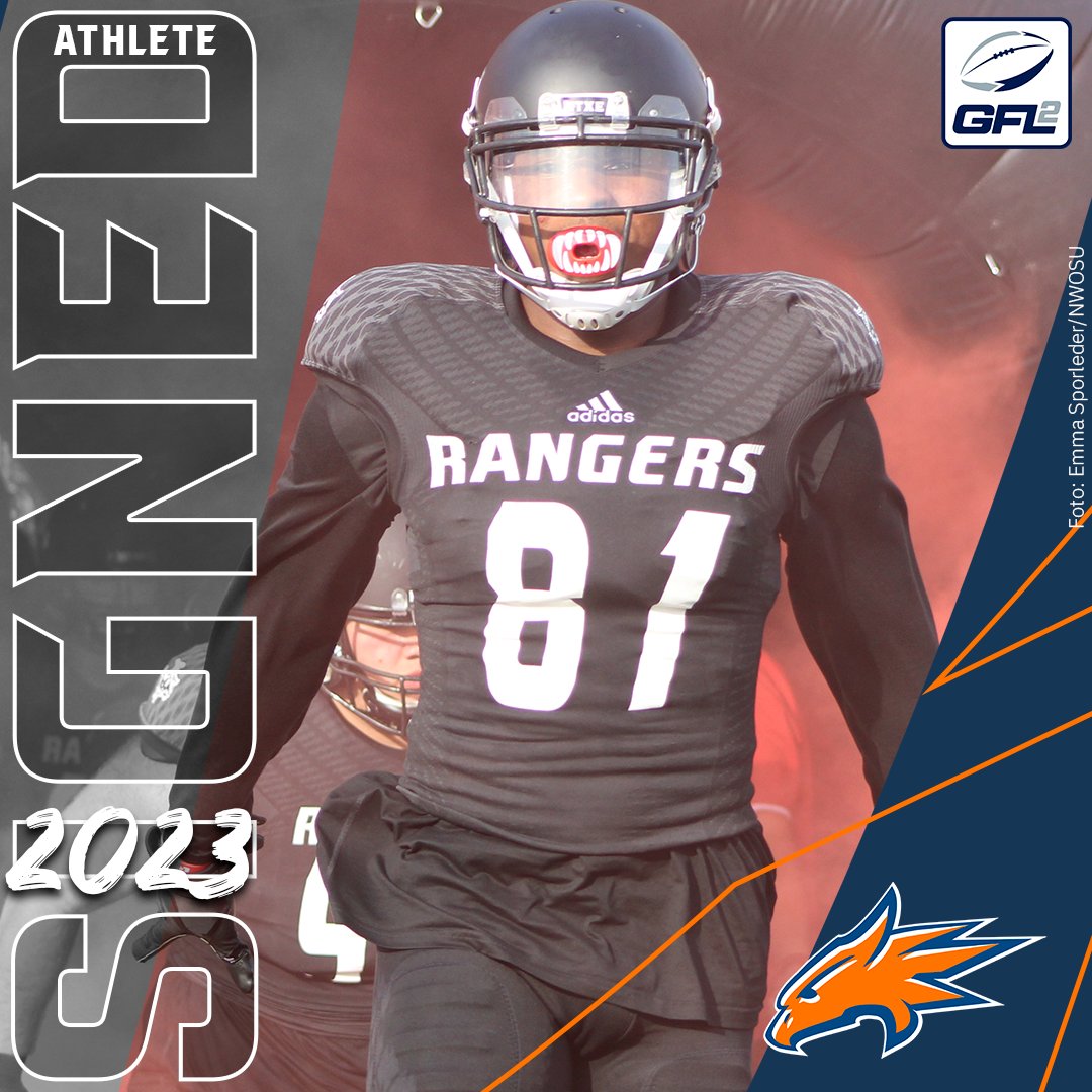 Import-Receiver bei den Rostock Griffins: Ruben J Saint-Jean spielte am College zuletzt an der Northwestern Oklahoma State University in der Division II und war in Deutschland schon für die Frankfurt Pirates aktiv. 

rostockgriffins.de/allgemein/new-… 

#GFL2 #ThisisGFL2football   #rostock