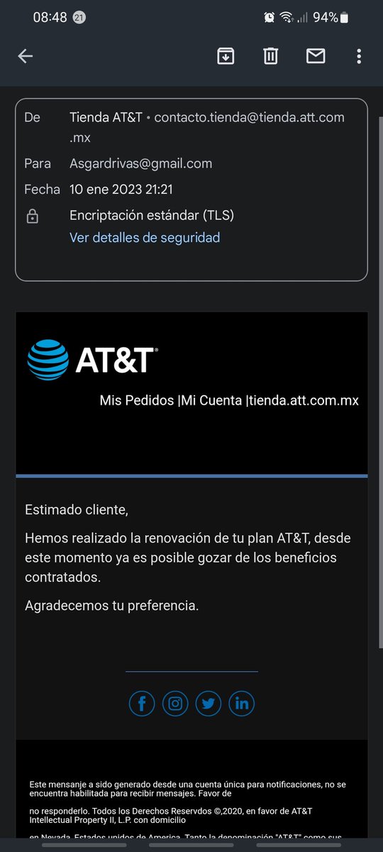 asgardorivas's tweet photo. @ATTMxAyuda Ya mande mensaje, espero que me ayuden a cancelar o con la ESim ya que renové hace 15 días y ahora me discriminan por mi fidelidad como cliente. https://t.co/eBGnxzAlCa