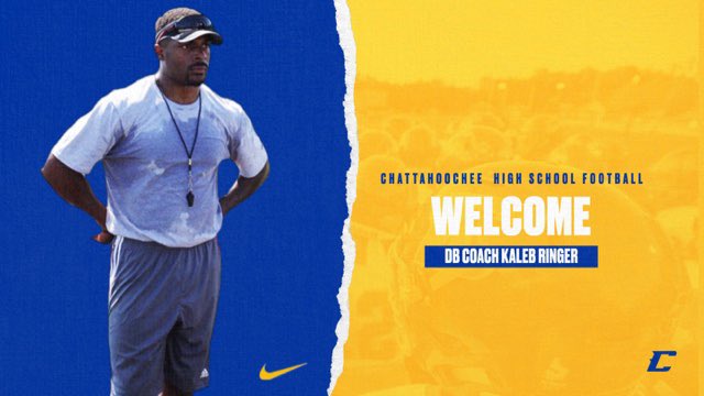 AlphaCarlisleFB's tweet photo. Excited to announce that @HoochFootball has hired @KalebRingerSr as our DBs coach.
Coach Ringer is coming to us from Ohio where he served as a DC.
Coach Ringer also played & was a Grad Asst at @GeorgiaStateFB
We are excited to bring him on board!
#W1NtheDay🏆
#Commit2TheC🟡 https://t.co/xjWPfhnYWd