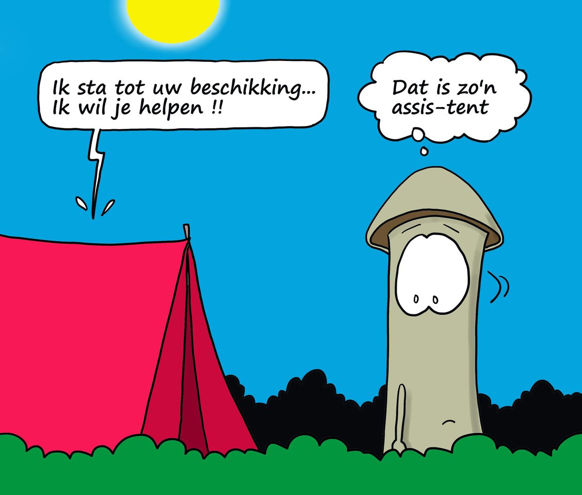 StudioSchagen's tweet photo. Assistent... #gezwam #cartoon #tekenenisleuk #tekening #woordspeling #woordgrap #humor #leuk #assistent https://t.co/nRYDDDPeJf