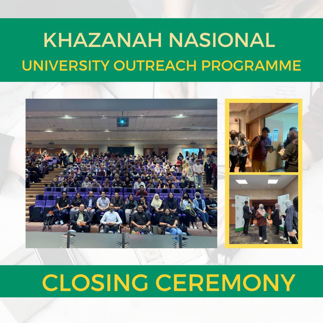 TAFPalam's tweet photo. ✨KHAZANAH NASIONAL UNIVERSITY OUTREACH PROGRAMME✨

We are really gratefull for having representative from Khazanah Nasional Berhad as our panelist for this programme. We would like to thank our panelist for the great input in their forum and sharing session! https://t.co/lod0aAOGrw
