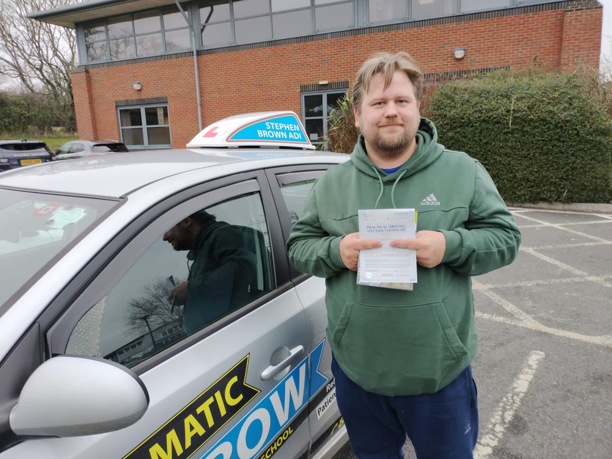 arrowdriving's tweet photo. Congratulations to Steve Kilshaw on passing his driving test first time today on the island https://t.co/FfKeSRpda4