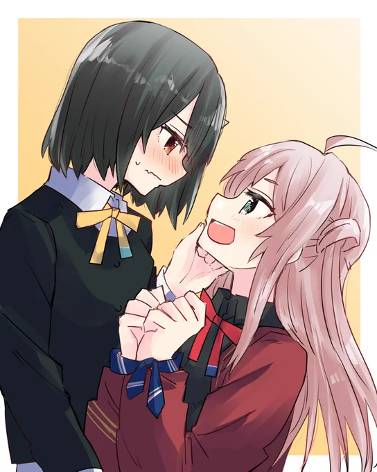 ランジュと栞子さん #ランしお 