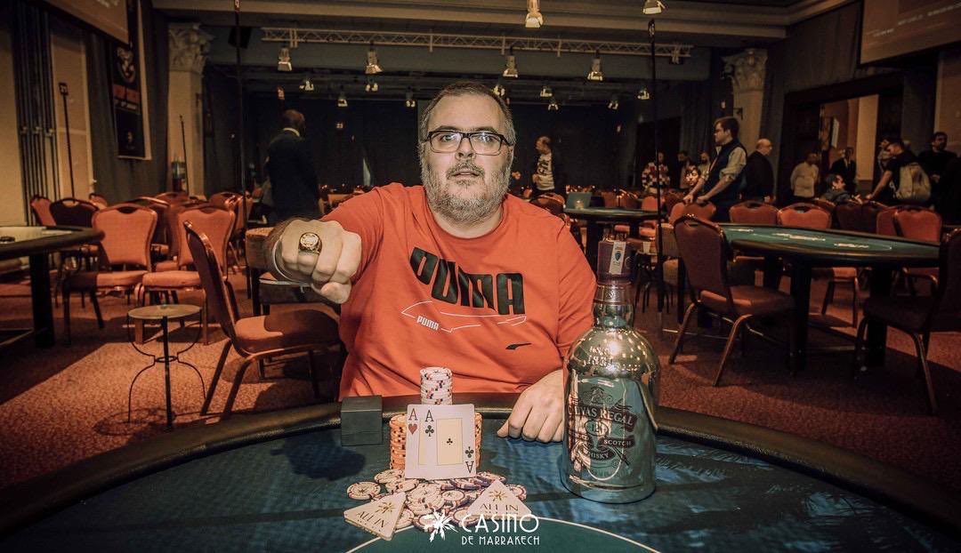 SPFpoker's tweet photo. ¡CONGRATULATIONS!

Nuestro Team Pro @jozeka14 se hace con el evento @WSOP Circuit Short Handed del @PokerMarrakech1 y consigue así, uno de los trofeos más codiciados por los jugadores de poker, el anillo de los eventos WSOP!

⭐️⭐️⭐️⭐️💍⭐️⭐️⭐️⭐️ https://t.co/ztLKXNo24Y