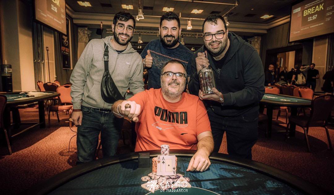 SPFpoker's tweet photo. ¡CONGRATULATIONS!

Nuestro Team Pro @jozeka14 se hace con el evento @WSOP Circuit Short Handed del @PokerMarrakech1 y consigue así, uno de los trofeos más codiciados por los jugadores de poker, el anillo de los eventos WSOP!

⭐️⭐️⭐️⭐️💍⭐️⭐️⭐️⭐️ https://t.co/ztLKXNo24Y