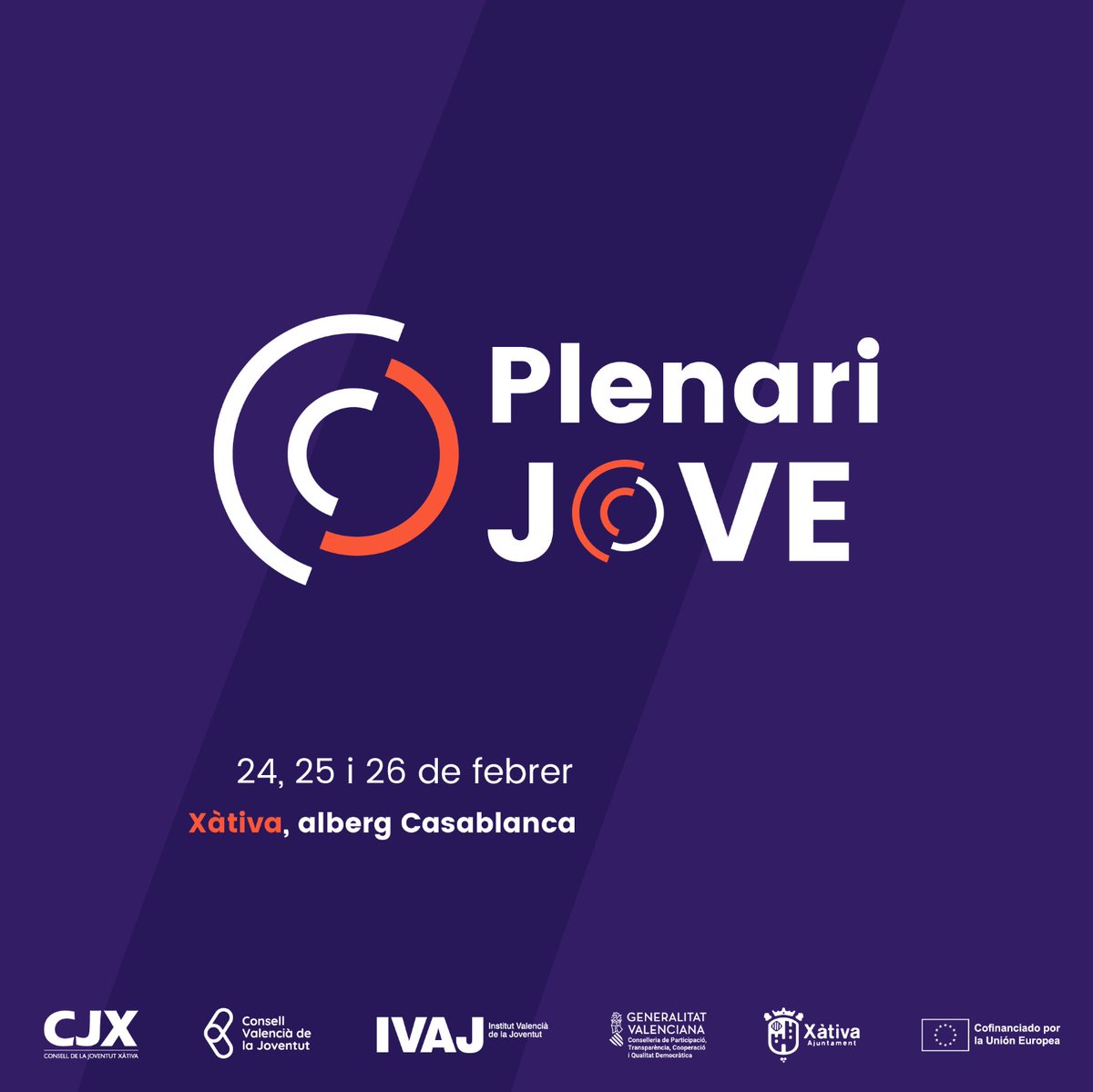 Consell de la Joventut de Xàtiva (@cjxativa) on Twitter photo 🔊𝐏𝐋𝐄𝐍𝐀𝐑𝐈 𝐉𝐎𝐕𝐄 🗣
🗣El CJX, en col·laboració amb el <a href="/conselljove/">Consell Valencià de la Joventut</a> et portem una nova activitat 𝐏𝐋𝐄𝐍𝐀𝐑𝐈 𝐉𝐎𝐕𝐄
Una activitat dirigida a 𝐉𝐎𝐕𝐄𝐒 d'entre 16 i 28 anys totalment 𝐆𝐑𝐀𝐓𝐔𝐈̈𝐓𝐀.
😤Estas farta de que la teua veu no s'escolte? 😤
⬇️ 🔊𝐏𝐋𝐄𝐍𝐀𝐑𝐈 𝐉𝐎𝐕𝐄 🗣
🗣El CJX, en col·laboració amb el <a href="/conselljove/">Consell Valencià de la Joventut</a> et portem una nova activitat 𝐏𝐋𝐄𝐍𝐀𝐑𝐈 𝐉𝐎𝐕𝐄
Una activitat dirigida a 𝐉𝐎𝐕𝐄𝐒 d'entre 16 i 28 anys totalment 𝐆𝐑𝐀𝐓𝐔𝐈̈𝐓𝐀.
😤Estas farta de que la teua veu no s'escolte? 😤
⬇️
