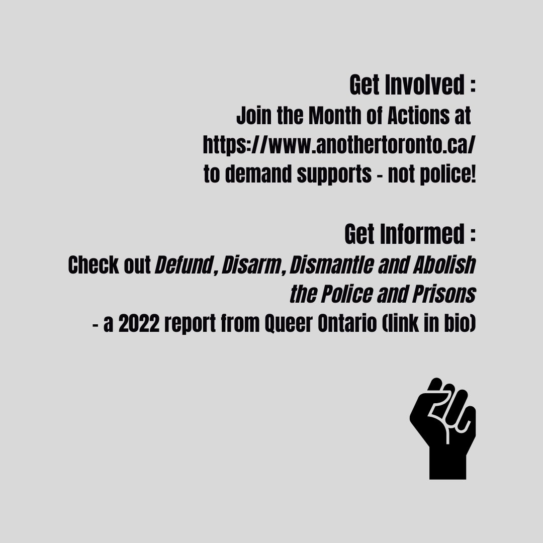 queerontario's tweet photo. On Tory's increase in funding to the Toronto Police Service (TPS): 

#TPS #DefundThePolice #disarmament https://t.co/QhnBz5hus7