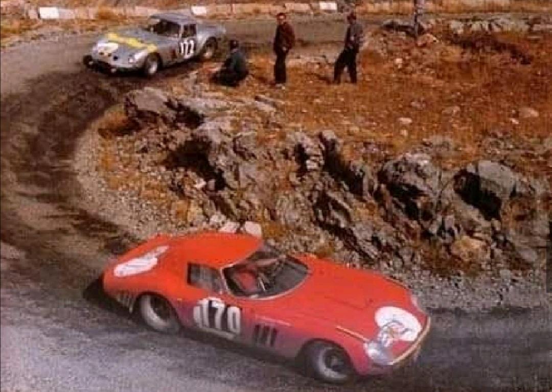 Retr⭕mania on Twitter "Ferrari 250 GTO's doing battle in the 1964 Tour