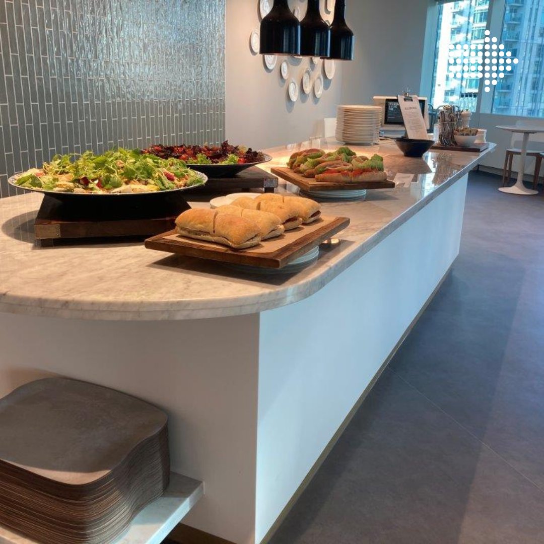 Proline_Corp's tweet photo. An installation we completed two years ago at Canary Wharf. And it still looks stunning 🤩

Project features:
20mm thick Carrara Marble Worktops
Polyrey Terrazzo Cassata laminate
Polyrey Brushed Gold laminate kick plinth

#Proline #ProjectsByProline #Counters #BespokeCounters https://t.co/t6f6X2p8Hz