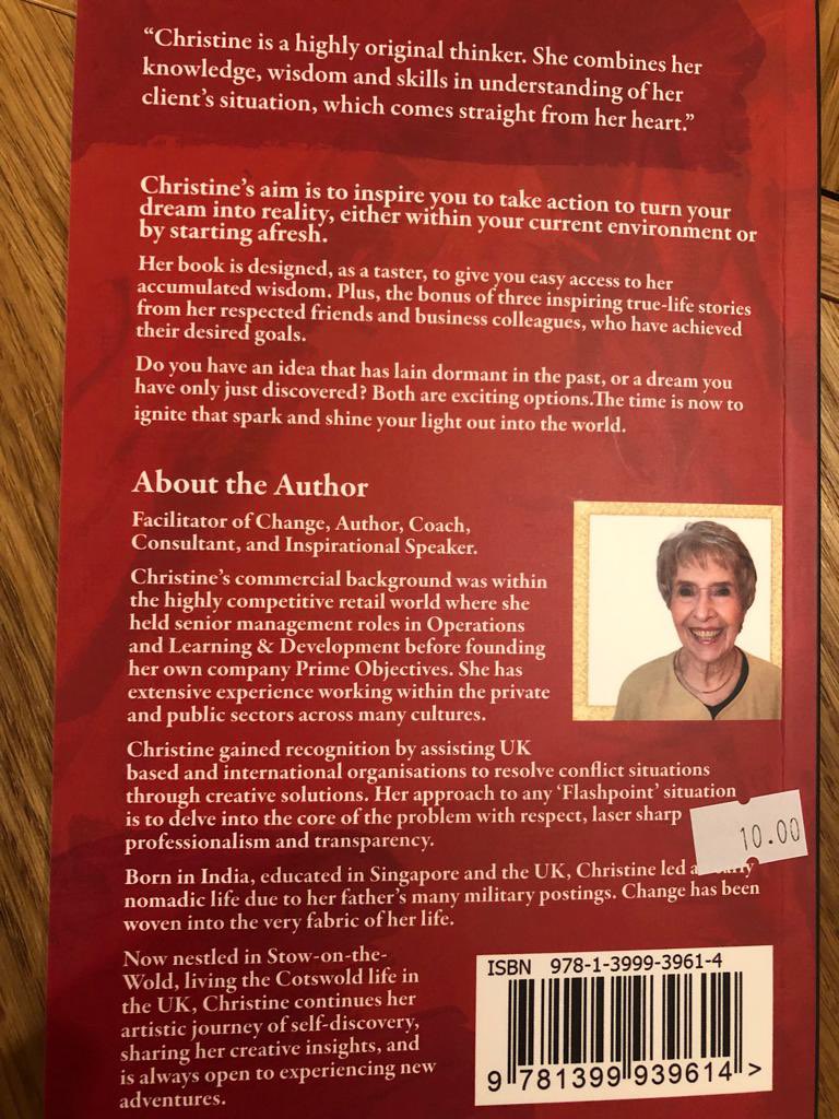 As a #localbookshop we love supporting #localauthors.

Christine Marsh is a local author and her book, out this week, is about achieving your life’s ambitions at any age. Lovely to see her - and her book - in the shop. 
#ambition #nevertoolate #indieauthor