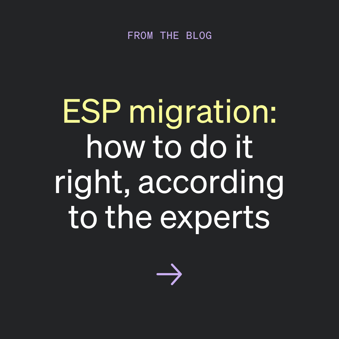 This is fantastic for anyone migrating #ESPs I did it last year and @klaviyo team was crucial. One additional tip, layout your time line for each integration (I did this Gantt chart style) https://t.co/PUroWGJSTD